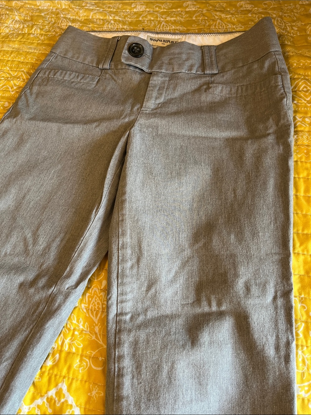Banana Republic Gray Straight-Leg pants - Picture 6 of 7